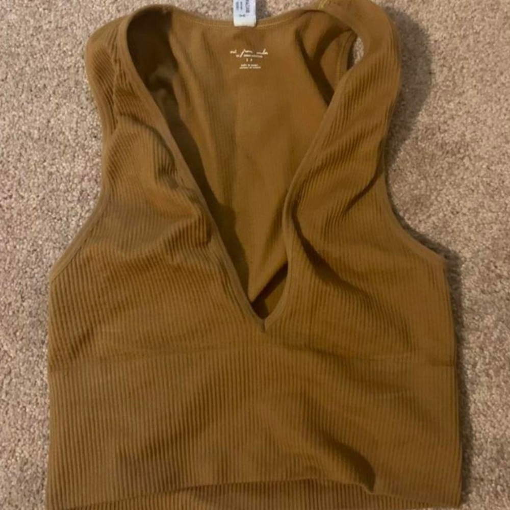 UO Mustard Yellow Top
